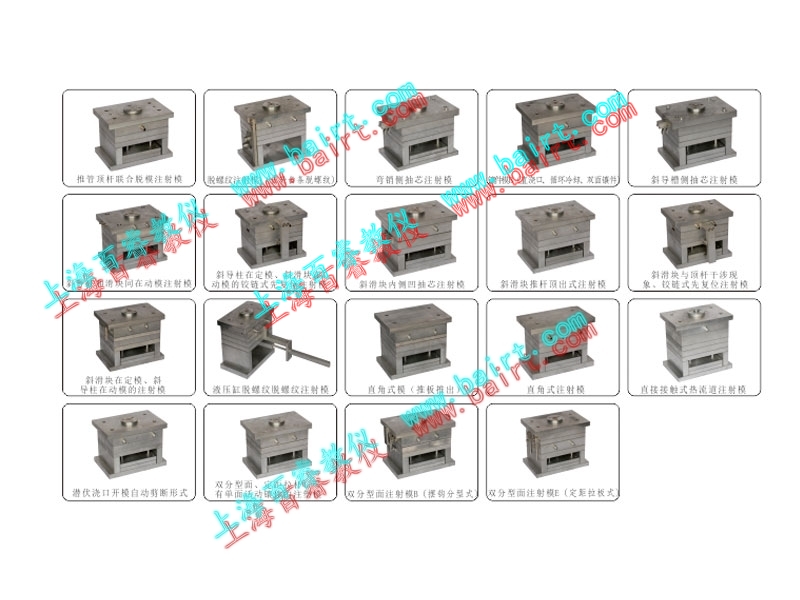 BR-M05A塑料成型工藝與模具設(shè)計(jì)拆裝模型(全鋁制)